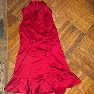 Candy Red Blazer dress